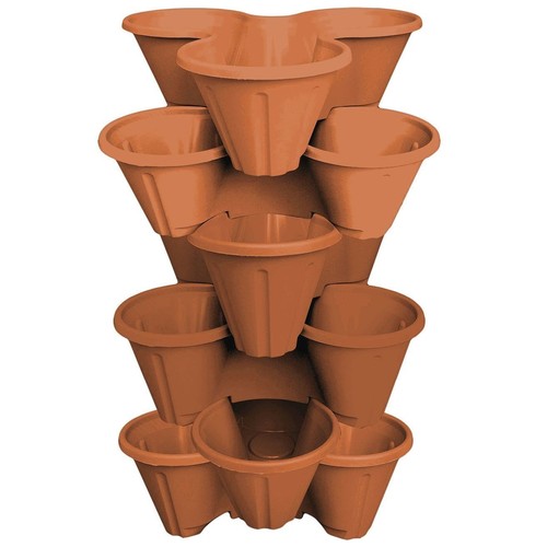 Strawberry planter trio - strawberry,