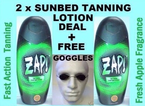 Power tan zap apple sunbed - tan,