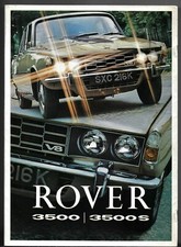 Rover 3500 & 3500 S P6 Series 2 1971-1972 UK Market Sales Brochure