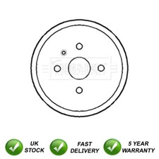 Brake Drum Rear SJR Fits VW Lupo 1998-2000 Audi A2 2001-2005 6X0609617