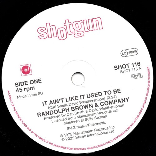 Randolph brown company - randolph, –