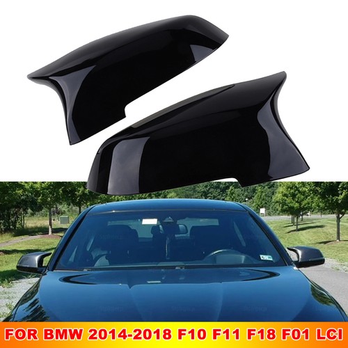 Gloss black side mirror cover - side,