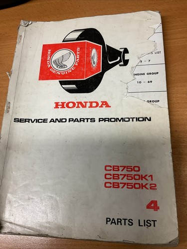 Honda parts list used cb750 - honda,