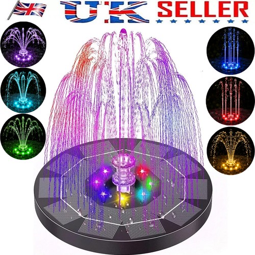 Solar pond fountain - solar, water