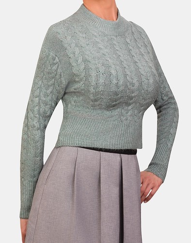Zara womens jumper cable - zara, knit