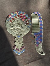 Hand Mirror and Comb Set -