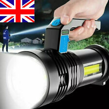 Most Powerful 25000000lm USB Rechargeable LED Flashlight Super Bright Torch Lamp