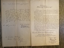 Old Vintage Documents letters