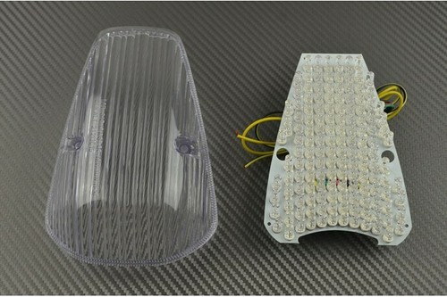 Clear rear led taillight tail - clear,