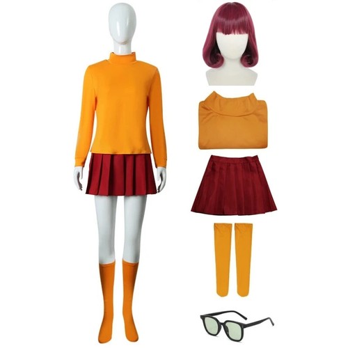 Velma cosplay costume scooby - velma,