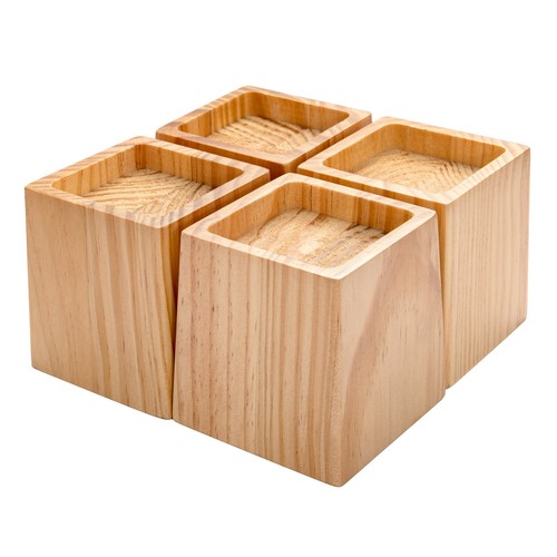 Wood bed risers inch - wood,