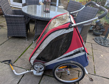 Chariot Corsair XL Double 2-Seat Bike Trailer/Stroller With Suspension& Brackets