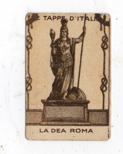 PREWAR CARDBOARD FIGURE SERIES "STAGES OF ITALY" THE GODDESS ROME