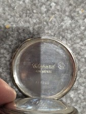 Antique Chopard Pocket Watch 15 Rubis 0.800 ster. Silver – Working Chronometre