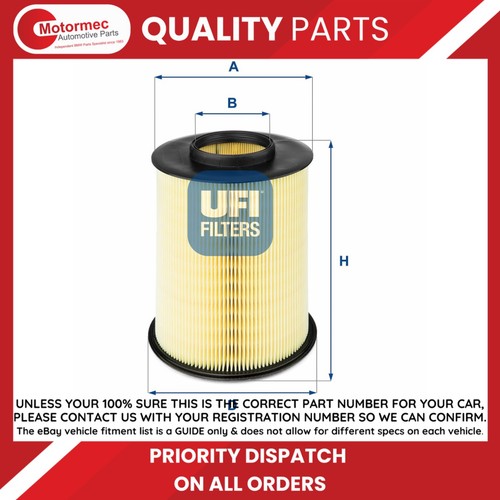 Ufi air filter fits - ufi, ford
