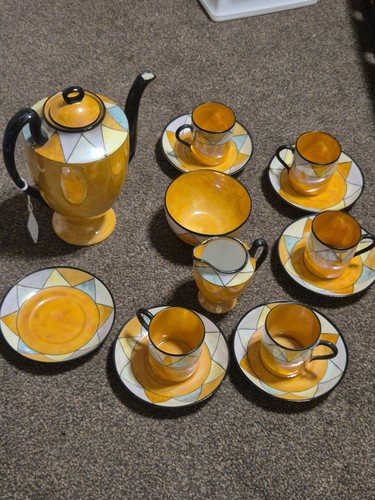 Art deco style lustre - art, ware