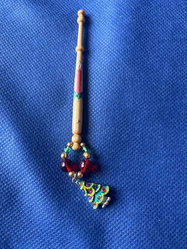 Christmas lace bobbin - lace,
