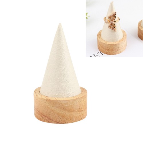 Beige microfiber circular - microfiber, cone