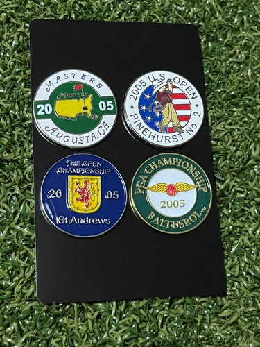 Set flat golf ball marker - of,