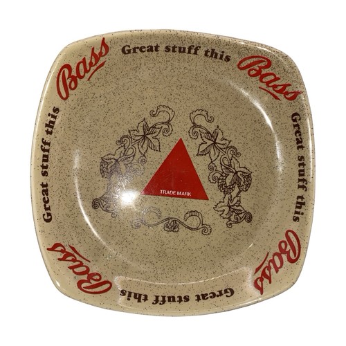Bass ceramic plate square - bass,