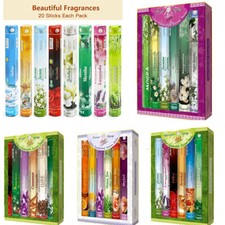 Set of Serene, Floral, Exotic & Relaxation Natural Incense Sticks - Fragrance