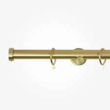 Curtain Pole Professional Quality Designer 35 mm Brushed Gold Stud Finial
