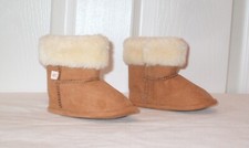 Lovely babies brown faux-suede boots from Mothercare, size 4 (Eur 20.5) – BNWOB