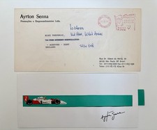 AYRTON SENNA SIGNED 1992 NEW