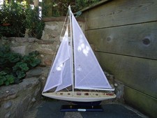 Model Yacht Enterprise Blue &