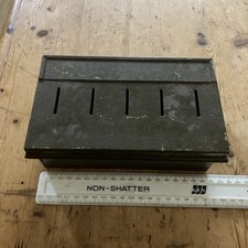 Metal Green Cash Tin Vintage Inc Keys