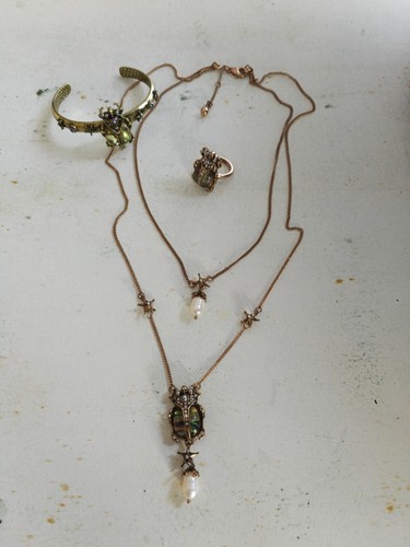 Vtg egyptian revival scarab - vtg,