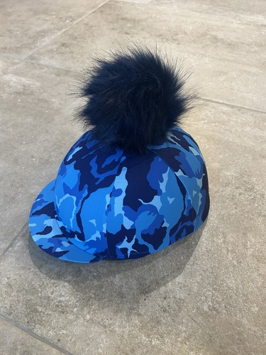 Pompom riding hat silk - riding,