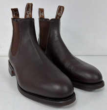 RM Williams Boots Brown Mens Size 9G UK 8.5 Leather Shoes