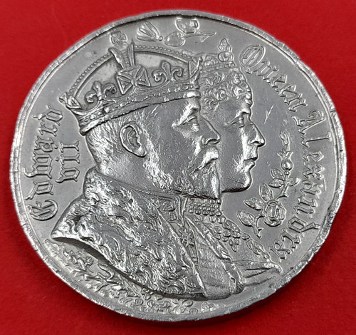 1902 coronation souvenir medal - coronation,