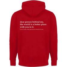 Dear Person Behind Me Hoodie You Are Enough Mental health Sweatshirt Hood