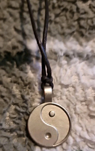 Yin yang round - round, pendant