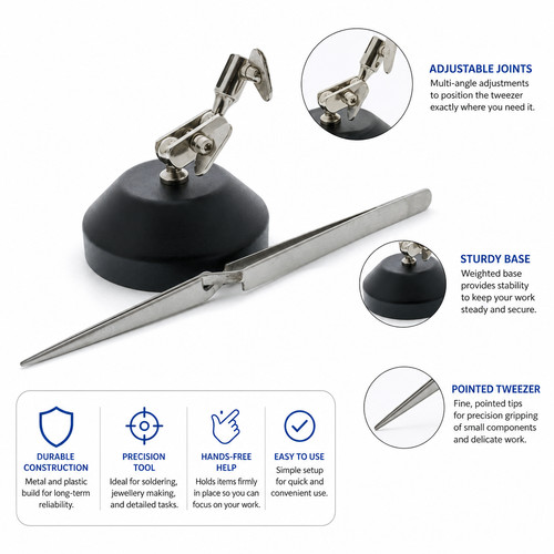 Soldering third hand - third, tweezer