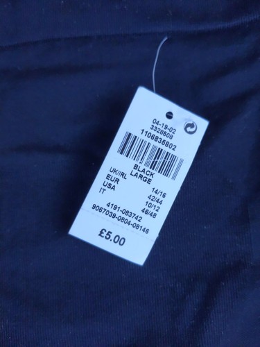 Bnwt primark large black - primark,