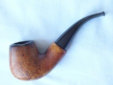 Meerschaum,  full bent, dark honey brown, smooth pipe