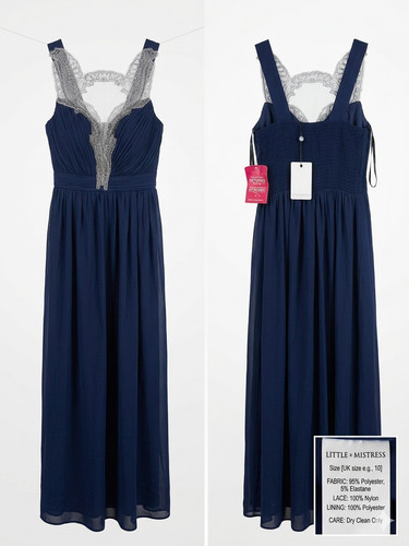 Little mistress navy - blue, maxi