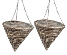 Set 2 x Hanging Baskets 12"