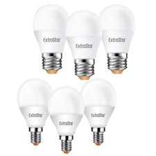 LED Golf Ball Light Bulbs, 3/6/9 Packs - Small & Large Screw - E14, E27 Lamps