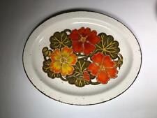 Stonehenge Midwinter Nasturtium, Made in England, B 12” Oval Serving Platter