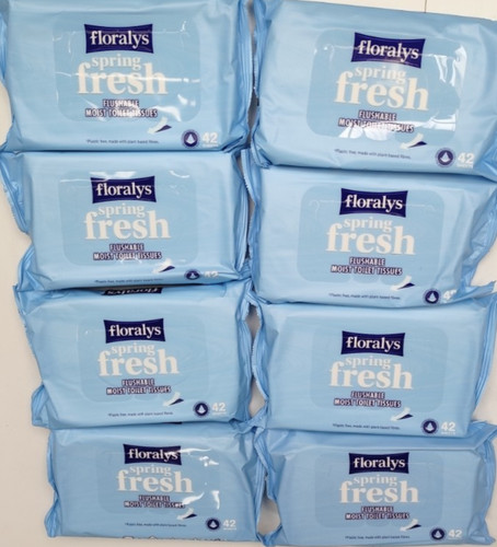 Moist tissue toilet wipes 336 - toilet,