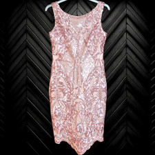 GODDIVA SIZE 8 PINK SEQUIN