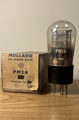 Mullard pm2a triode valve tube - mullard,