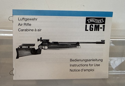 Walther lgm target rifle - lgm-1,
