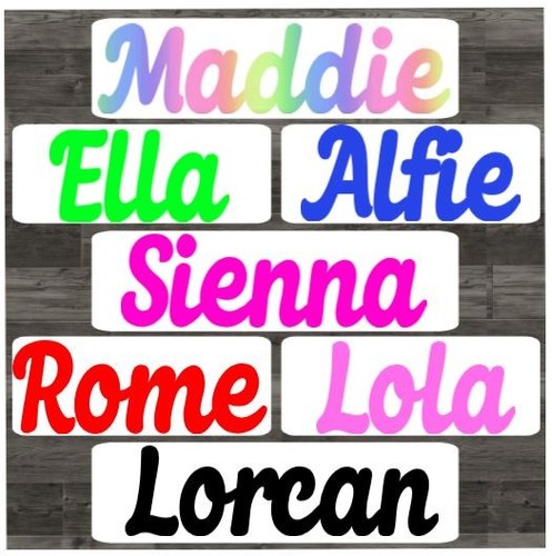 Personalised vinyl name - personalised,