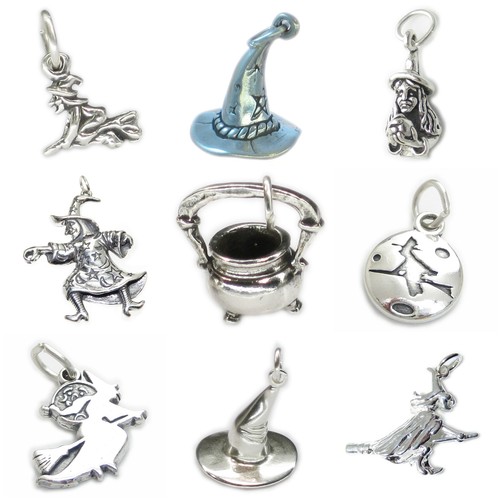 Witches sterling silver - , charms