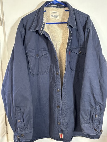 Levis cotton fleece - fleece, navy